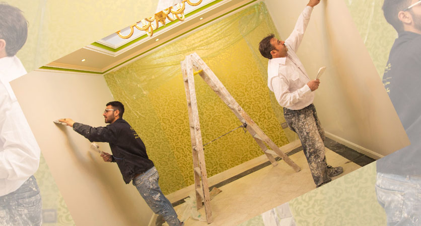 نقاشی ساختمان اصفهان رنگین تک