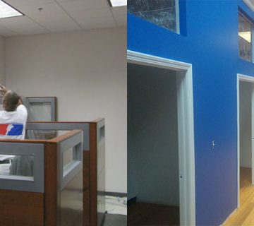 نقاشی ساختمان اصفهان رنگین تک