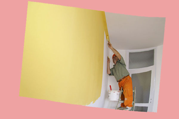 نقاشی ساختمان اصفهان رنگین تک