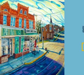 نقاشی ساختمان اصفهان | رنگین تک